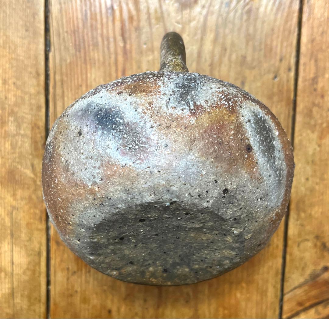 燗瓶　備前焼　閑山作