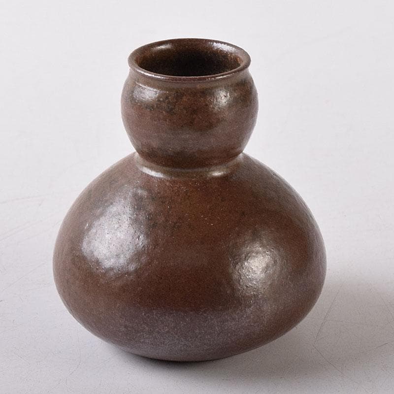 茶道具　笹田有祥作　模玉津島　中興名物写　瓢箪形　茶入　共箱　V　7851