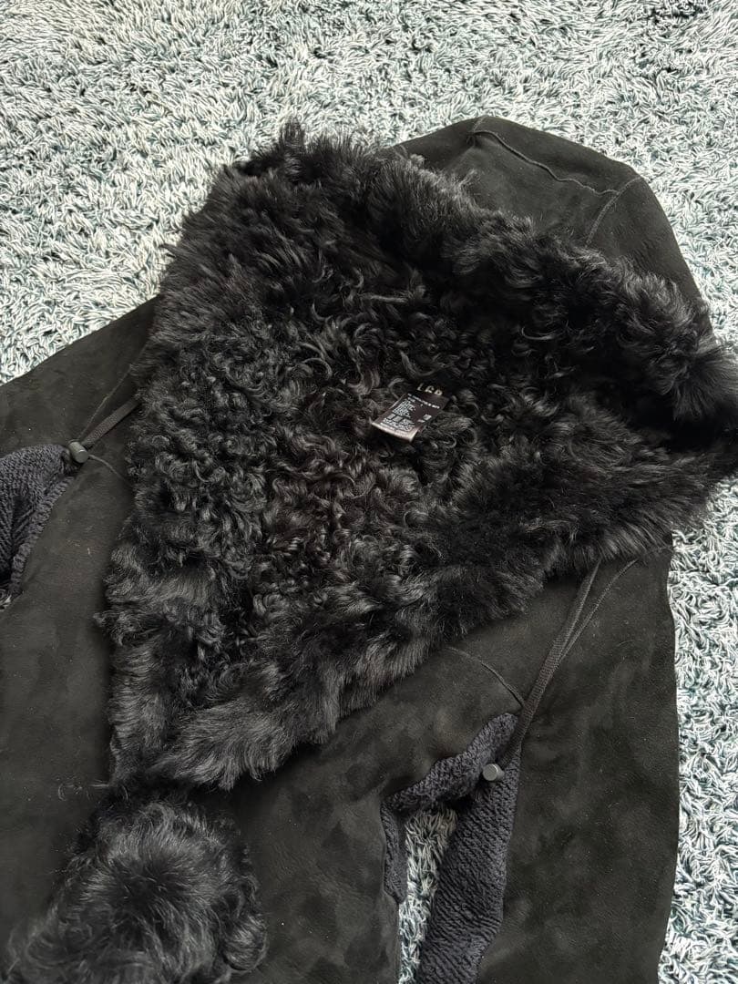 LGB fur シープレザーパーカー リバーシブル
