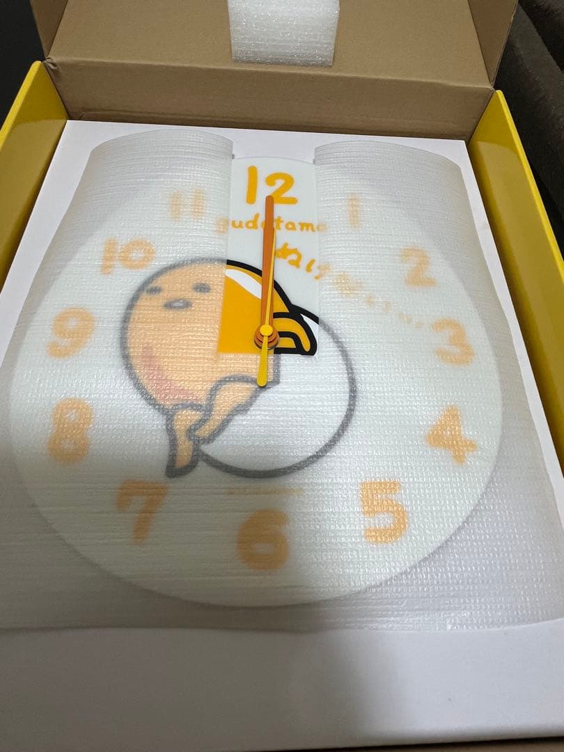 サンリオ ぐてたま LED ライト 時計 掛け時計　希少