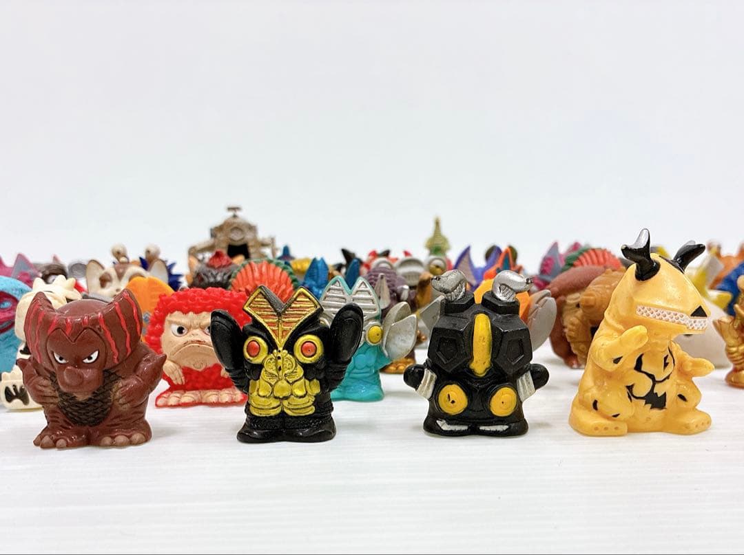ウルトラ怪獣 指人形 まとめ売り 大量 ソフビ ミニフィギュア等 セット 55体