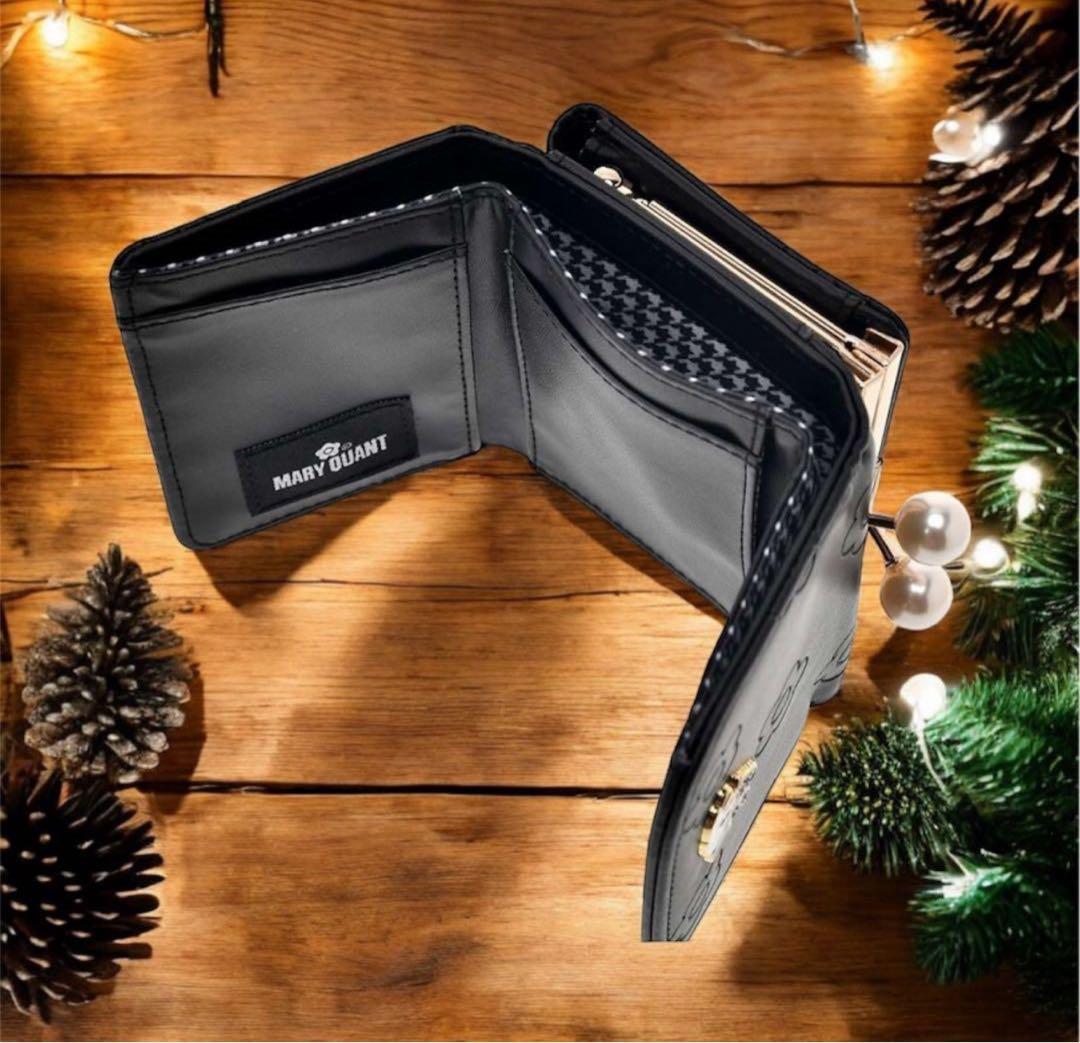 ディズニー×マリークワント♡三つ折り財布＆ファスナー付きパスケースセット新品