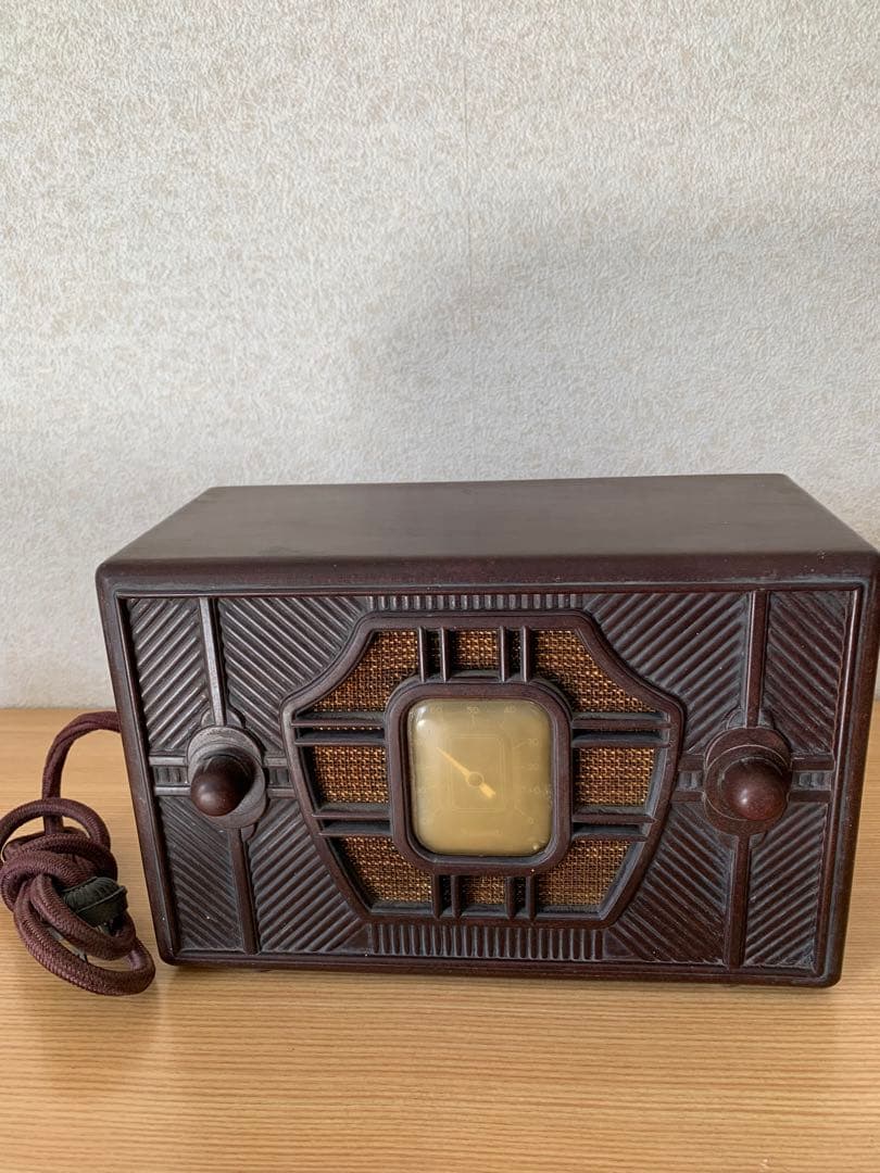 Nationalラジオ　アンティークラジオ　真空管ラジオ　ラジオ