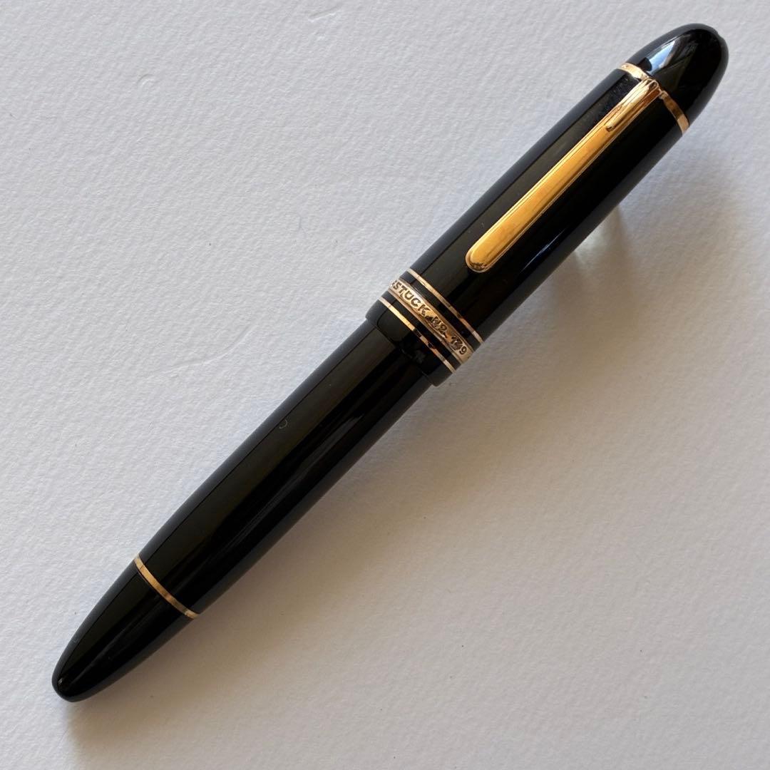 モンブラン　149 金白金　3帯　白帯　万年筆　70年代14C