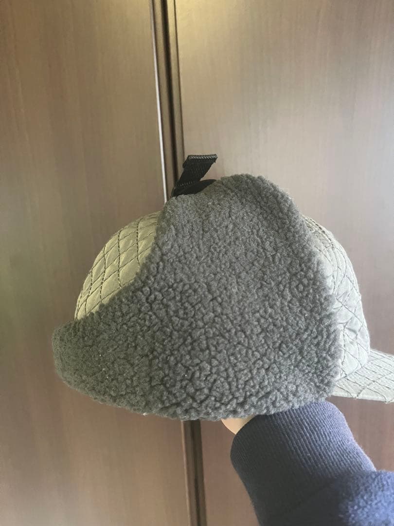 完売品　木梨サイクル　ゴルフ　キルティングイヤーフラップキャップ