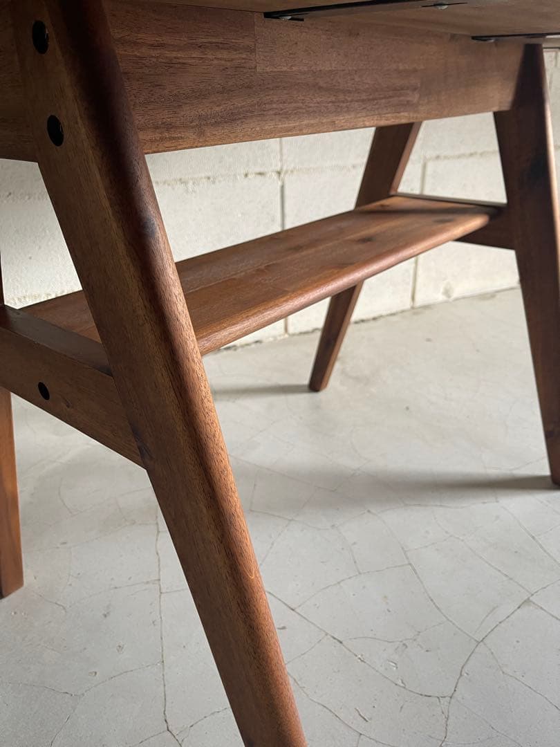 美品　unico ウニコ　SWELLA ダイニングテーブル　棚　リビングテーブル