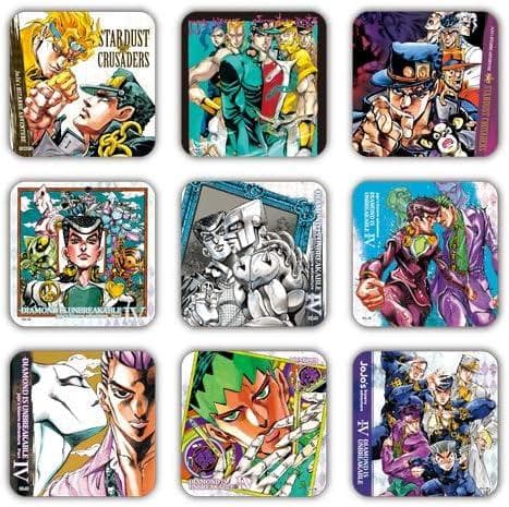 荒木飛呂彦原画展 冒険の波紋 ジョジョの奇妙な冒険 アートコースター BOX