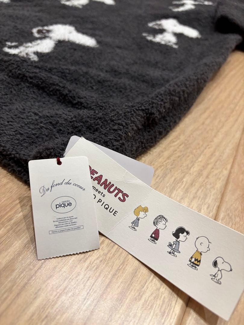 PEANUTS meets GELATO PIQUE フード付きロングガウン