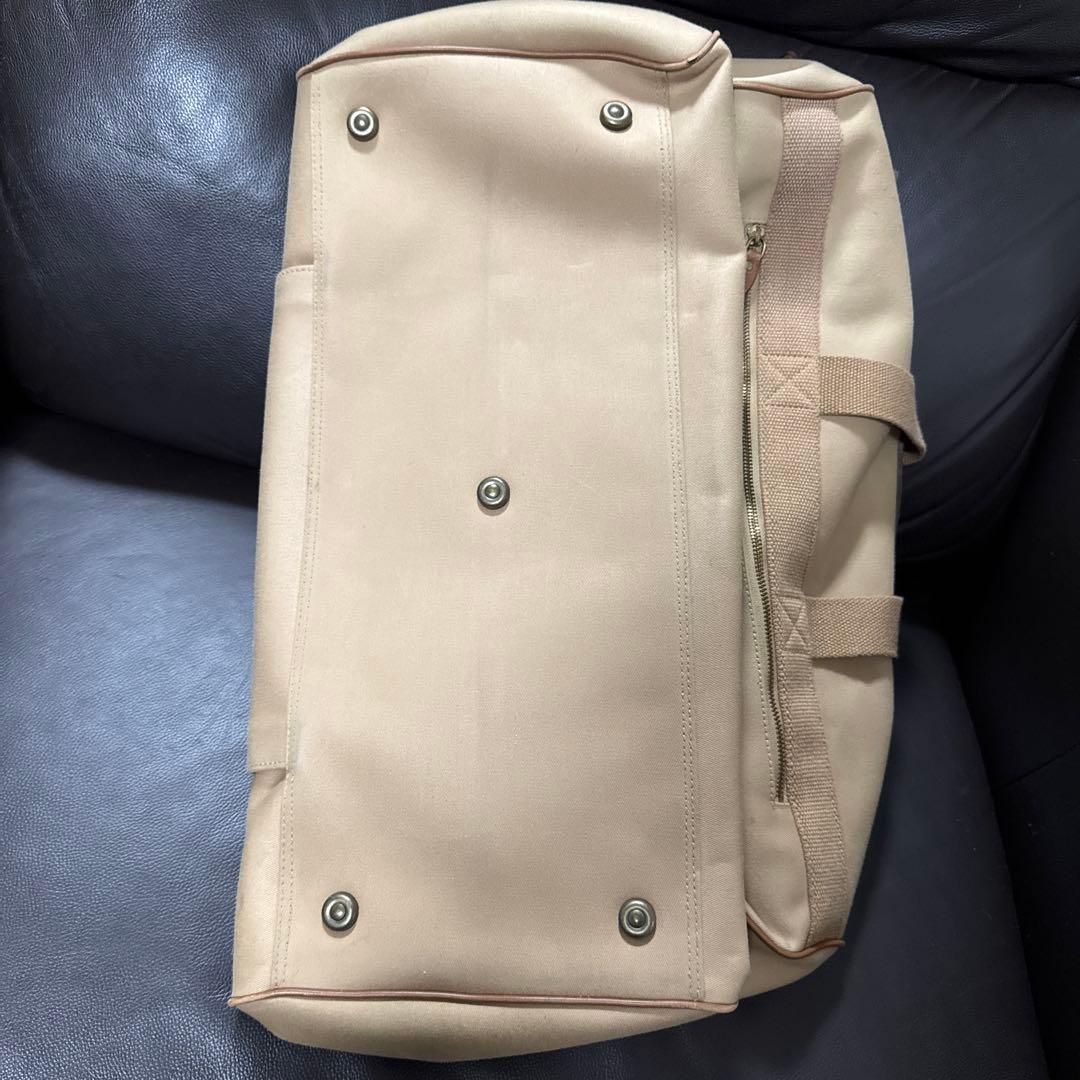 POLO RALPH LAUREN キャンバスボストンバッグ ベージュ