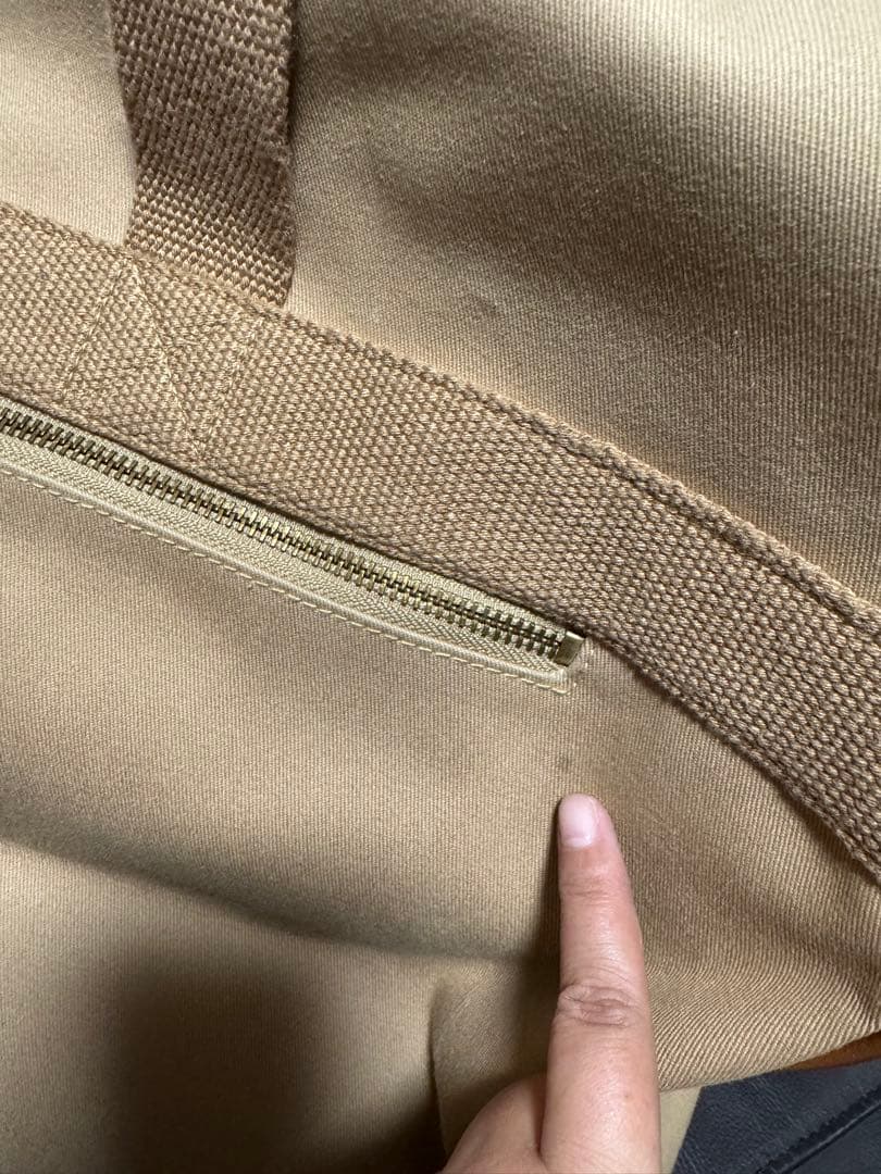 POLO RALPH LAUREN キャンバスボストンバッグ ベージュ