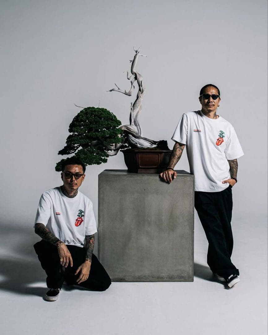 TRADMAN’S BONSAI ローリングストーンズ TシャツXL/ホワイト