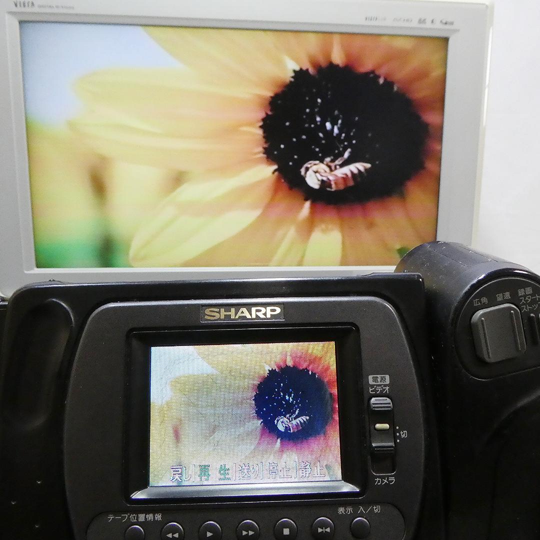 動作良好　Video8　シャープ　VL- EL310　8ミリビデオカメラDVD化