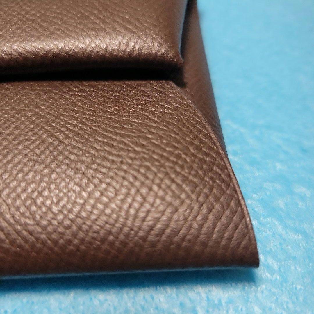 エルメスケース 【新品未使用】バスティア ケース ダークブラウン