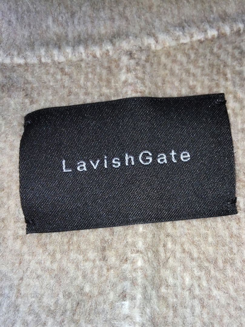 ラビッシュゲート ウールショートコートベージュ