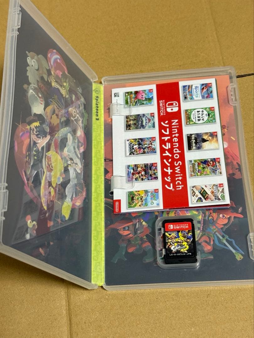 人気ソフト3本セット マリオカートスプラトゥーン3 マイクラ即購入⭕️動作確認済み