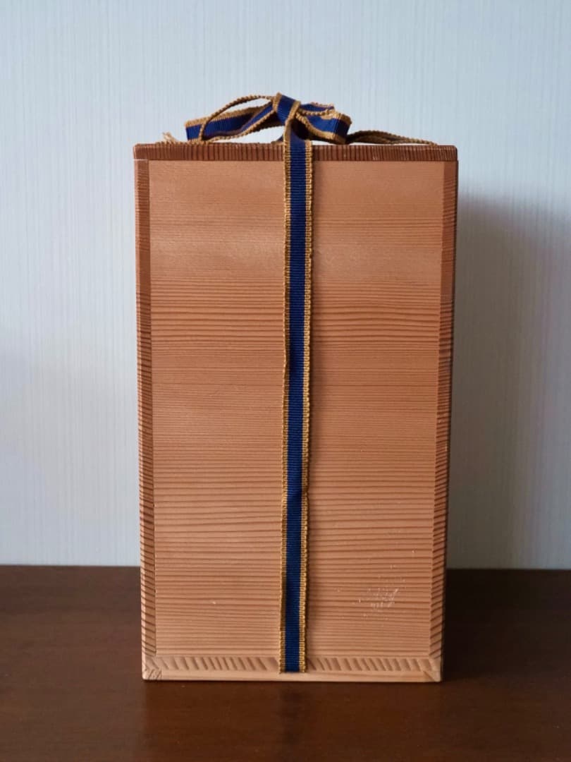 七官青磁　長水指　祥堂　茶道具　水指　箱付　Q2301