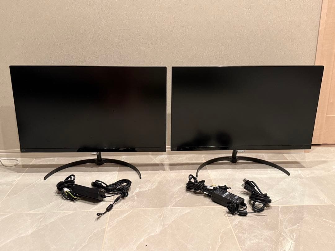 フィリップス 4K 276E8 27インチ 液晶モニター2枚セット
