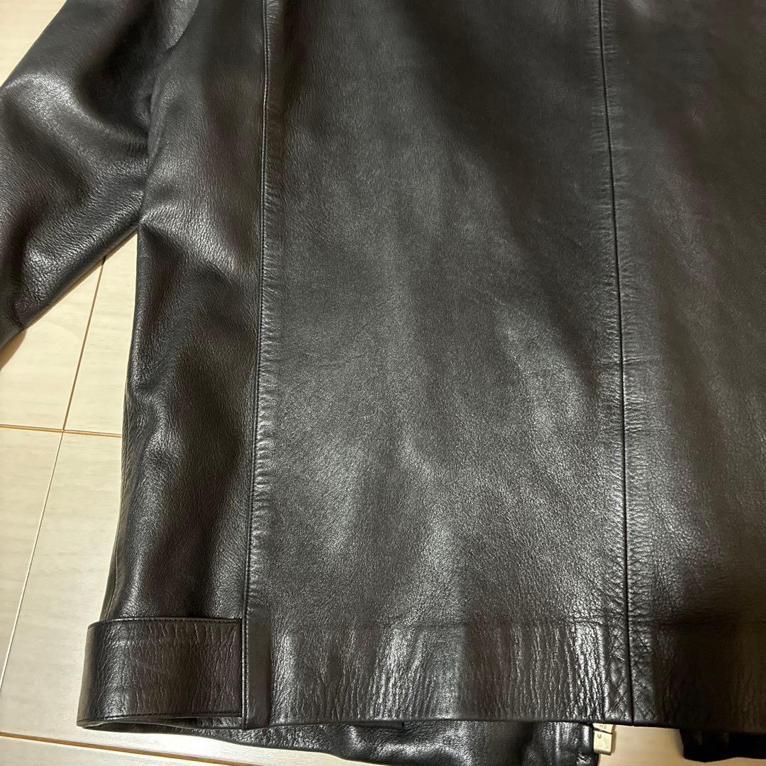 アニエス・ベー・オム LEATHER JACKET サイズ0
