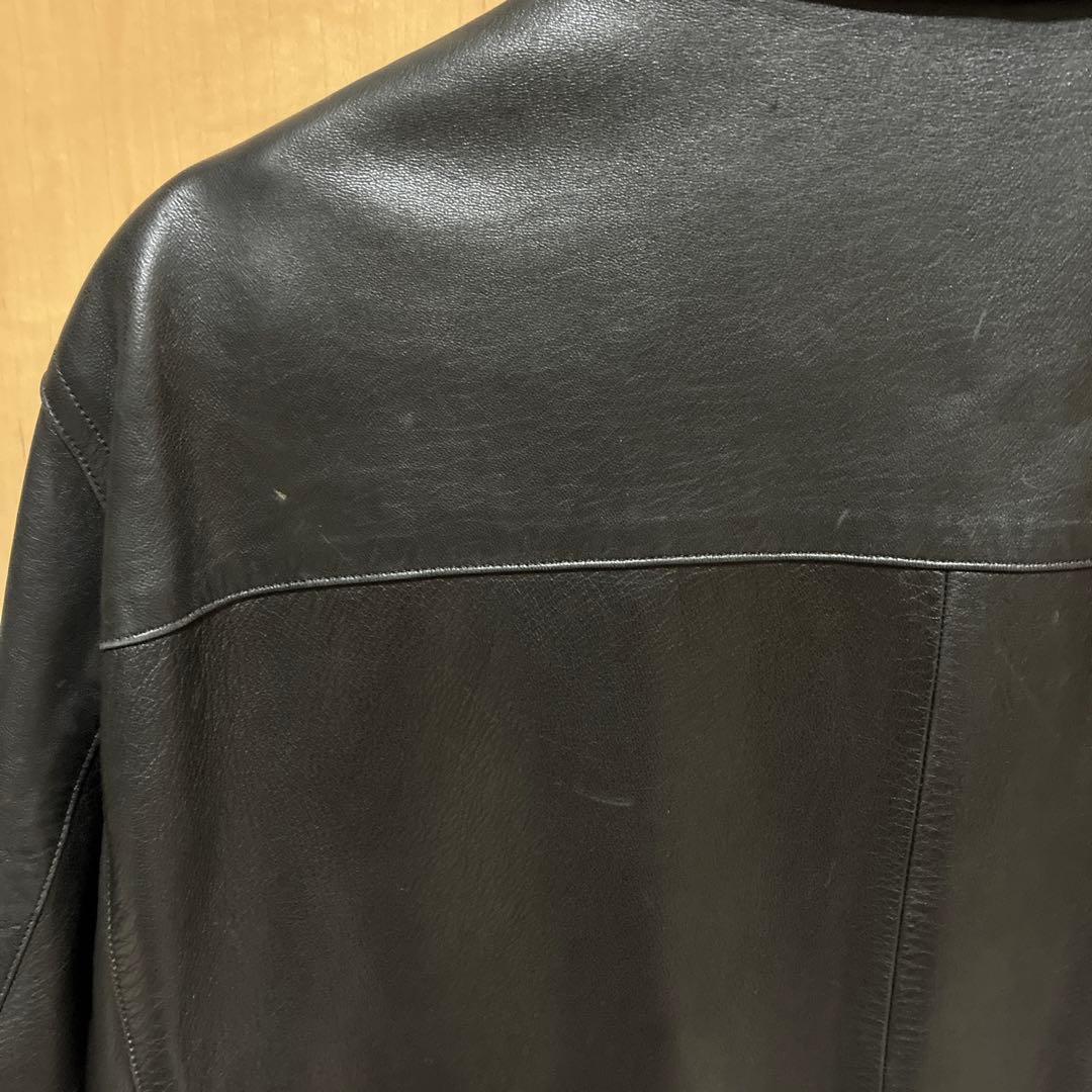 アニエス・ベー・オム LEATHER JACKET サイズ0