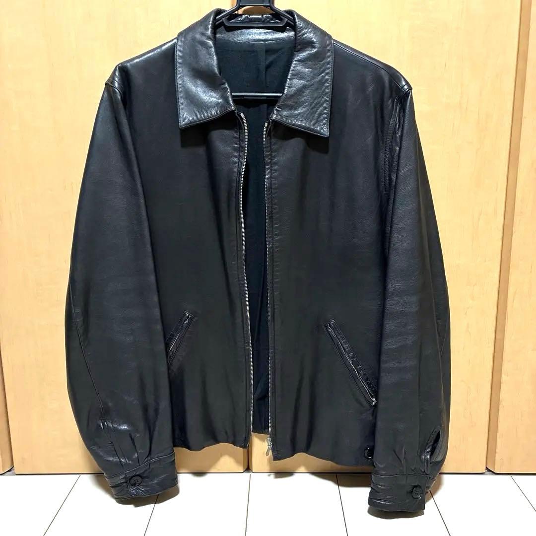 アニエス・ベー・オム LEATHER JACKET サイズ0