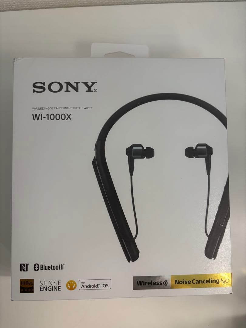 SONY WI-1000X ワイヤレスノイズキャンセリングステレオヘッドセット