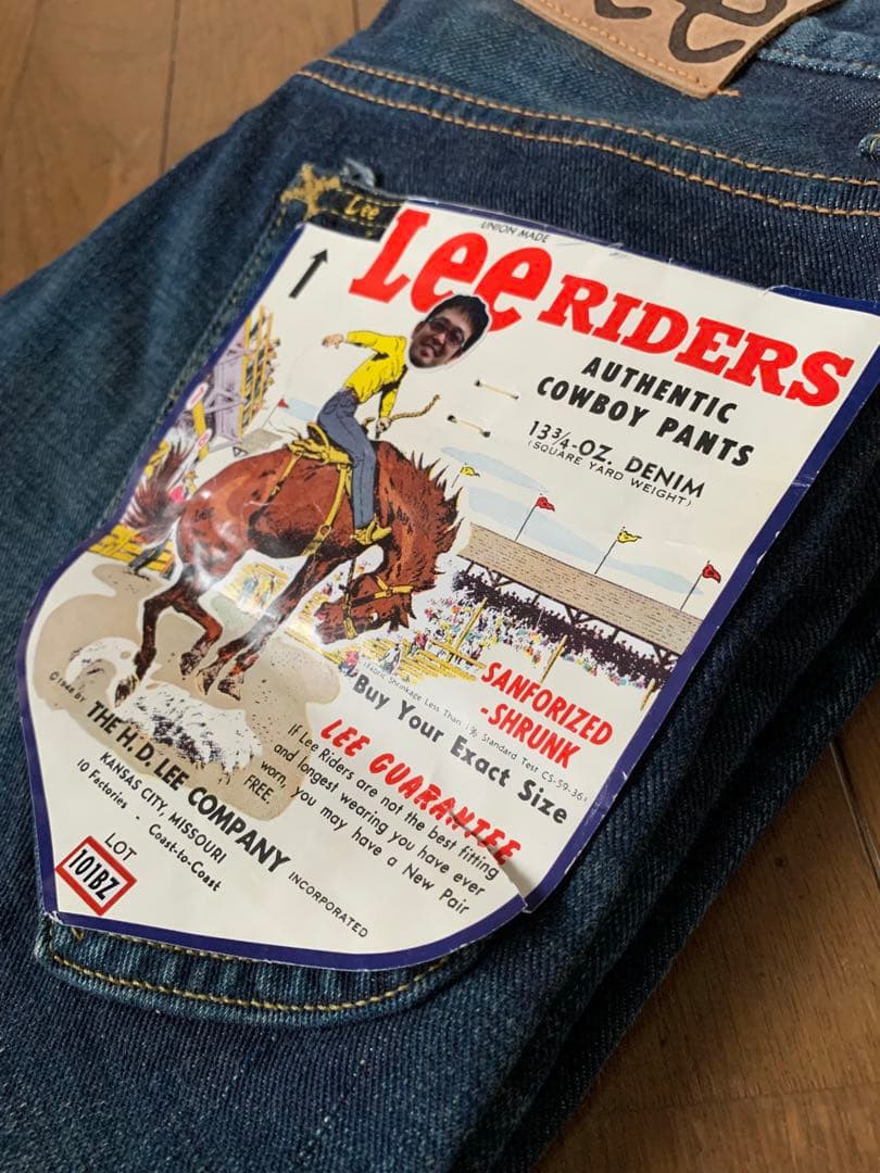 希少★未使用★Lee × RCM 奥田民生 101BZ コラボデニム