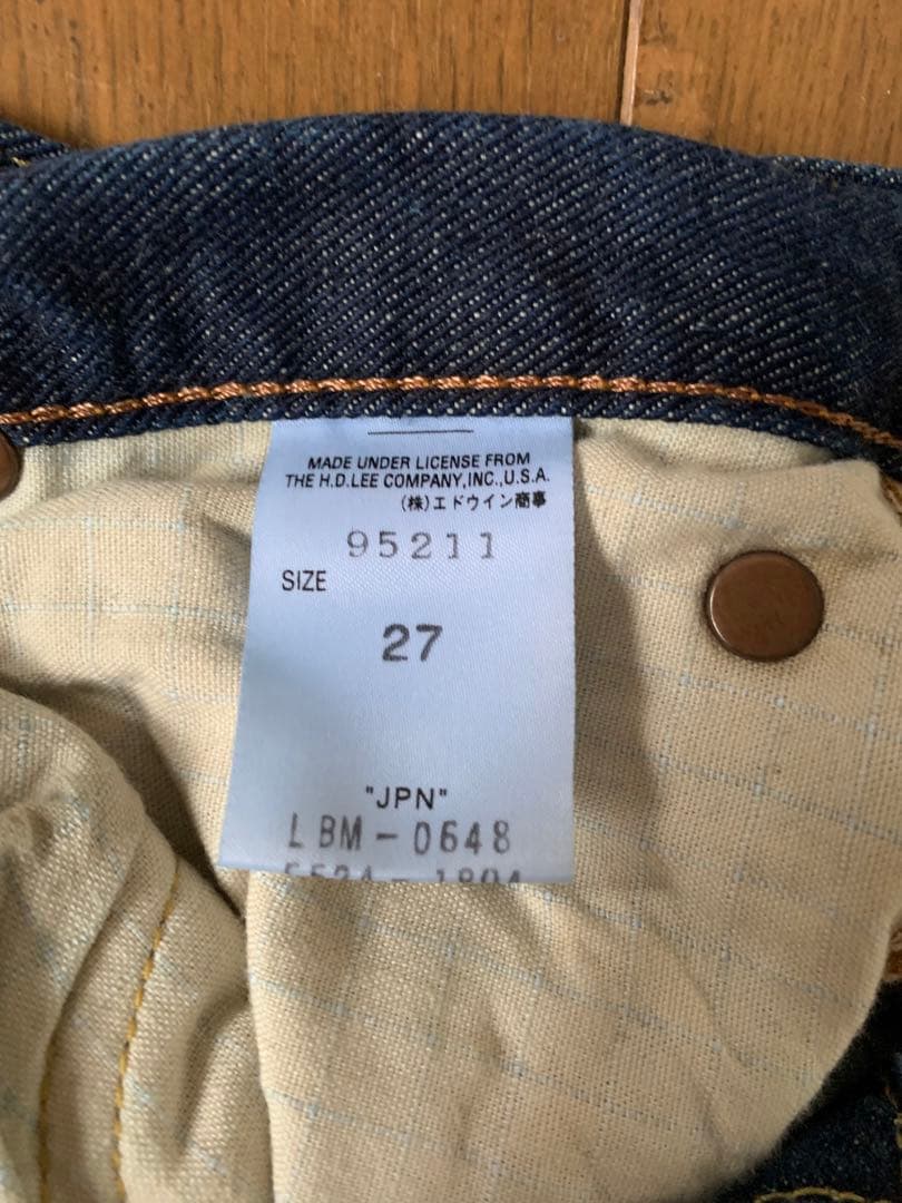 希少★未使用★Lee × RCM 奥田民生 101BZ コラボデニム