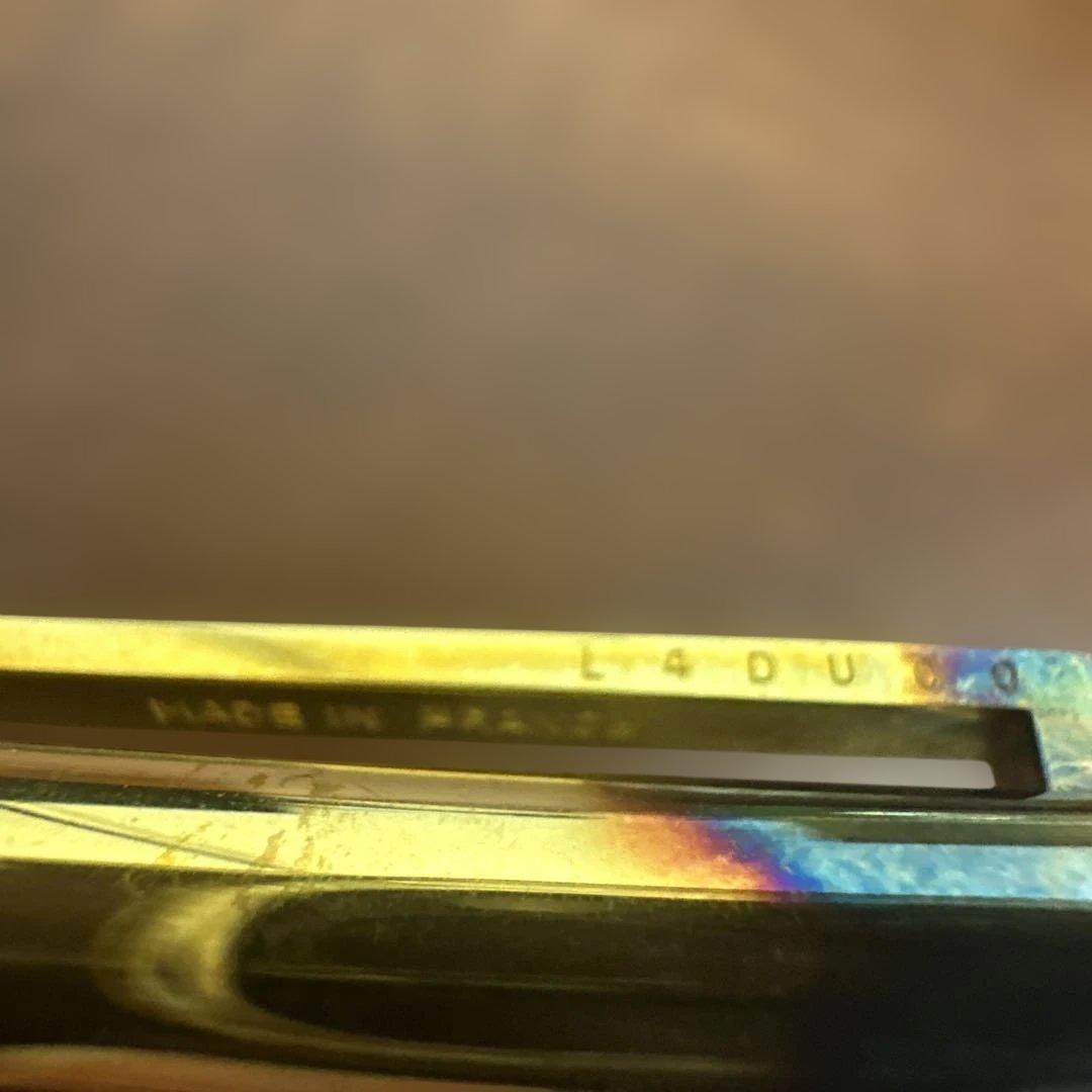 ★希少925刻印★デュポンゴールドライン高級ボールペン インクなし
