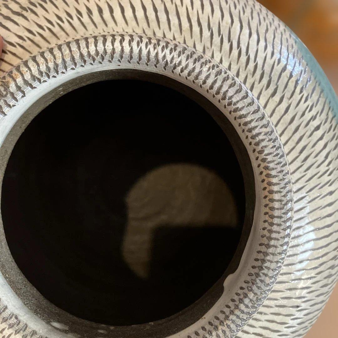 小鹿田焼　おんた焼き　壺　花瓶　大きいサイズ