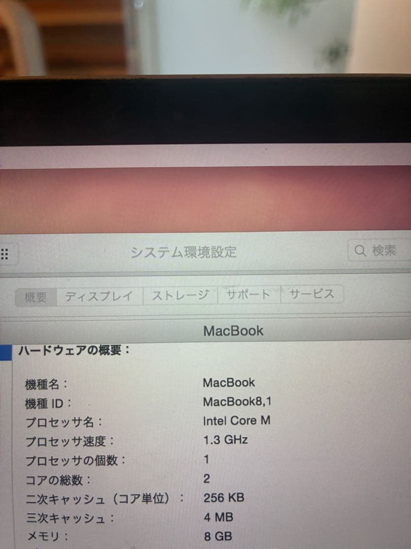 Apple MacBook スペースグレー