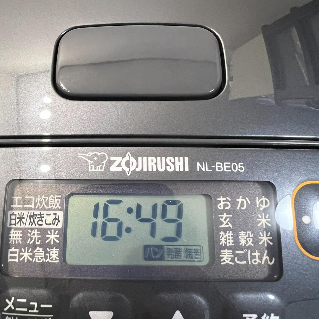 【新品】象印 極め炊き マイコン炊飯ジャー NL-BE05 3合炊き パン発酵