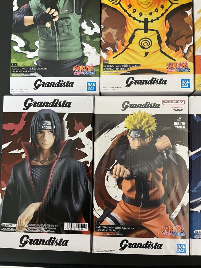 早い者勝ち！ナルト疾風伝Grandista7体セット 新品未使用未開封