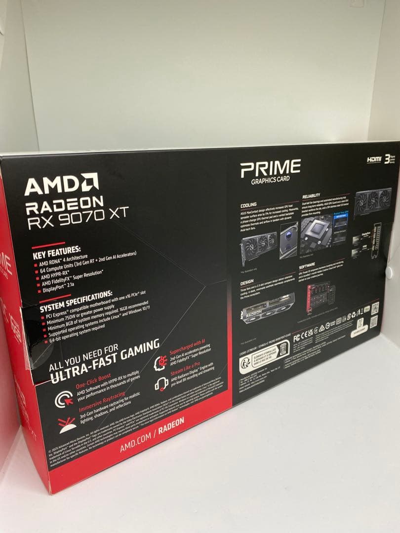 【新品】ASUS Radeon RX 9070 XT OC 最終値下げ10/15