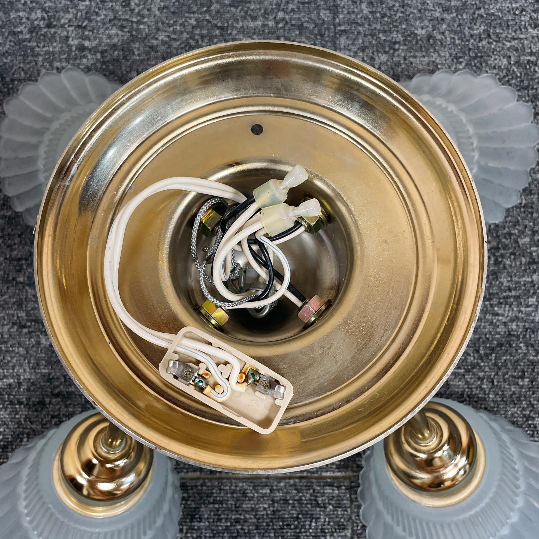 【希少】ナショナル　LB57468T シャンデリア 4灯　ヴィンテージ　レトロ