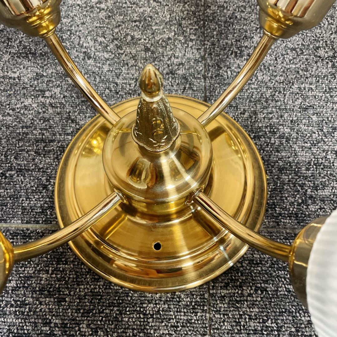 【希少】ナショナル　LB57468T シャンデリア 4灯　ヴィンテージ　レトロ