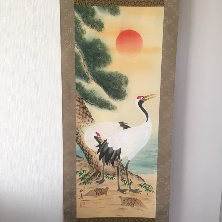 ♦︎掛け軸♦︎ 松竹梅鶴亀