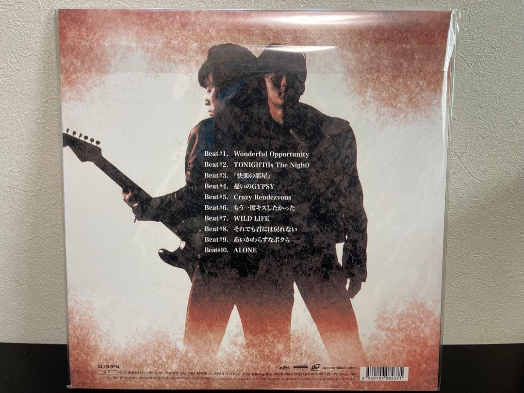 B'z IN THE LIFE アナログ レコード盤 新品未開封