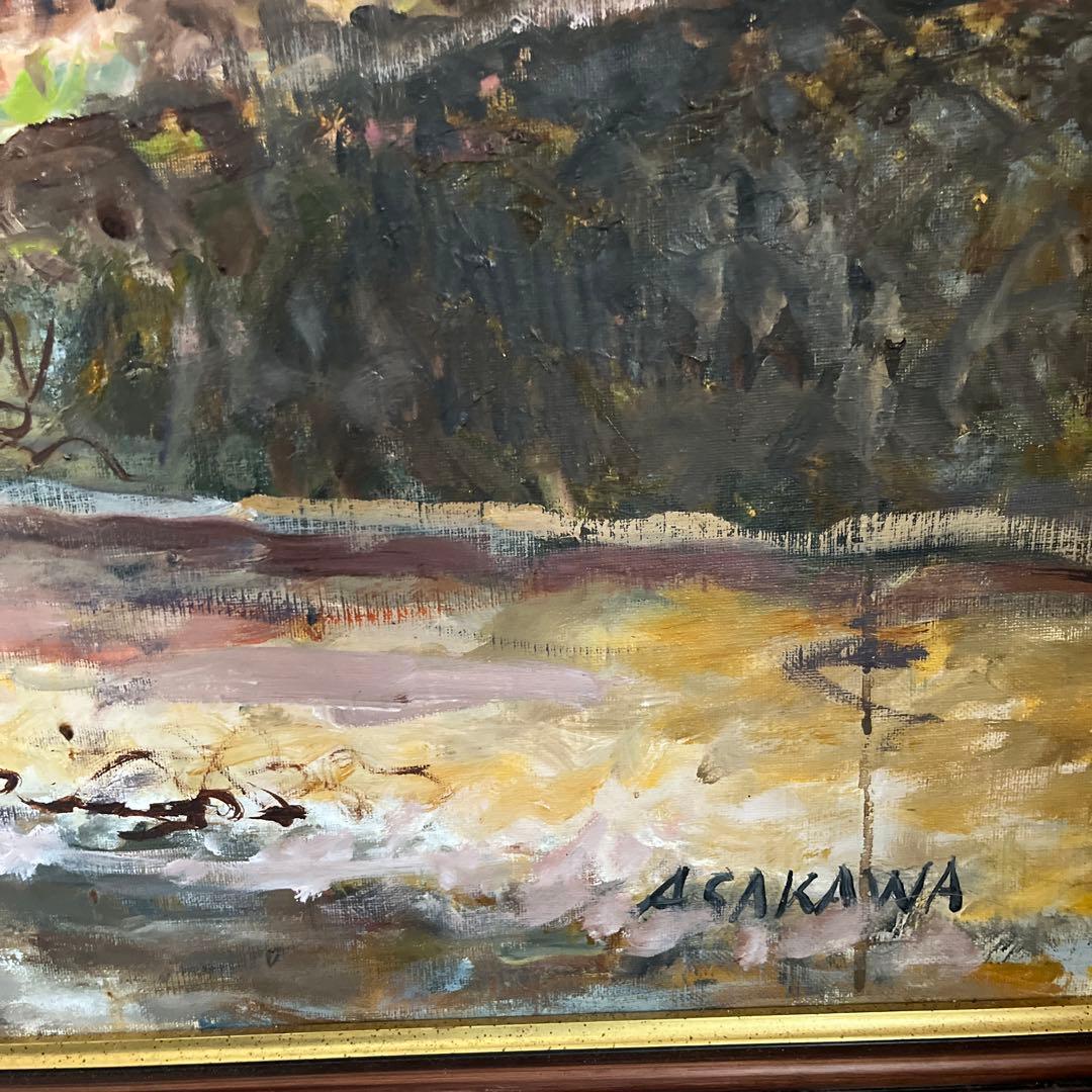 【更に値下げしました】油絵画F30