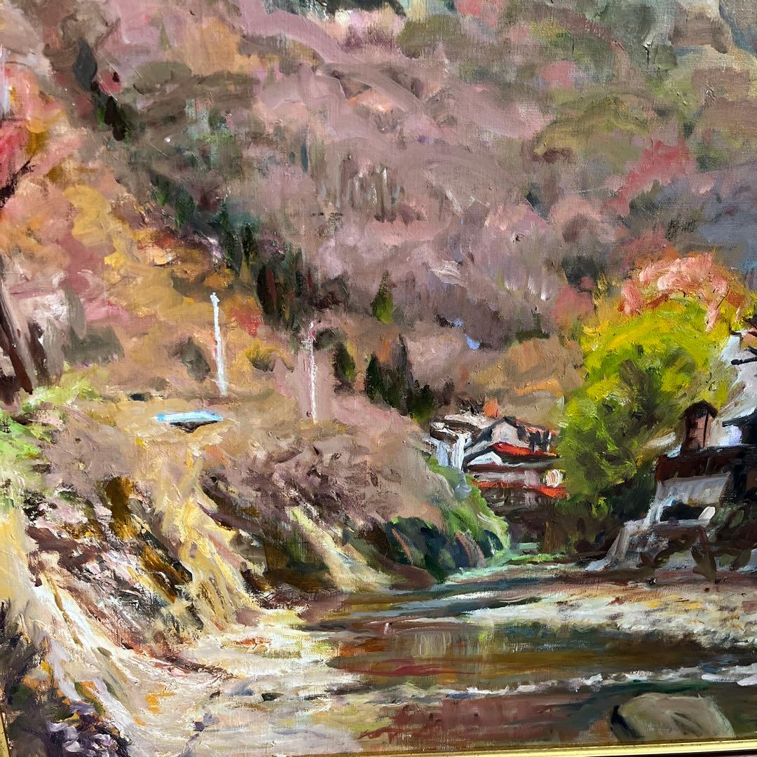 【更に値下げしました】油絵画F30