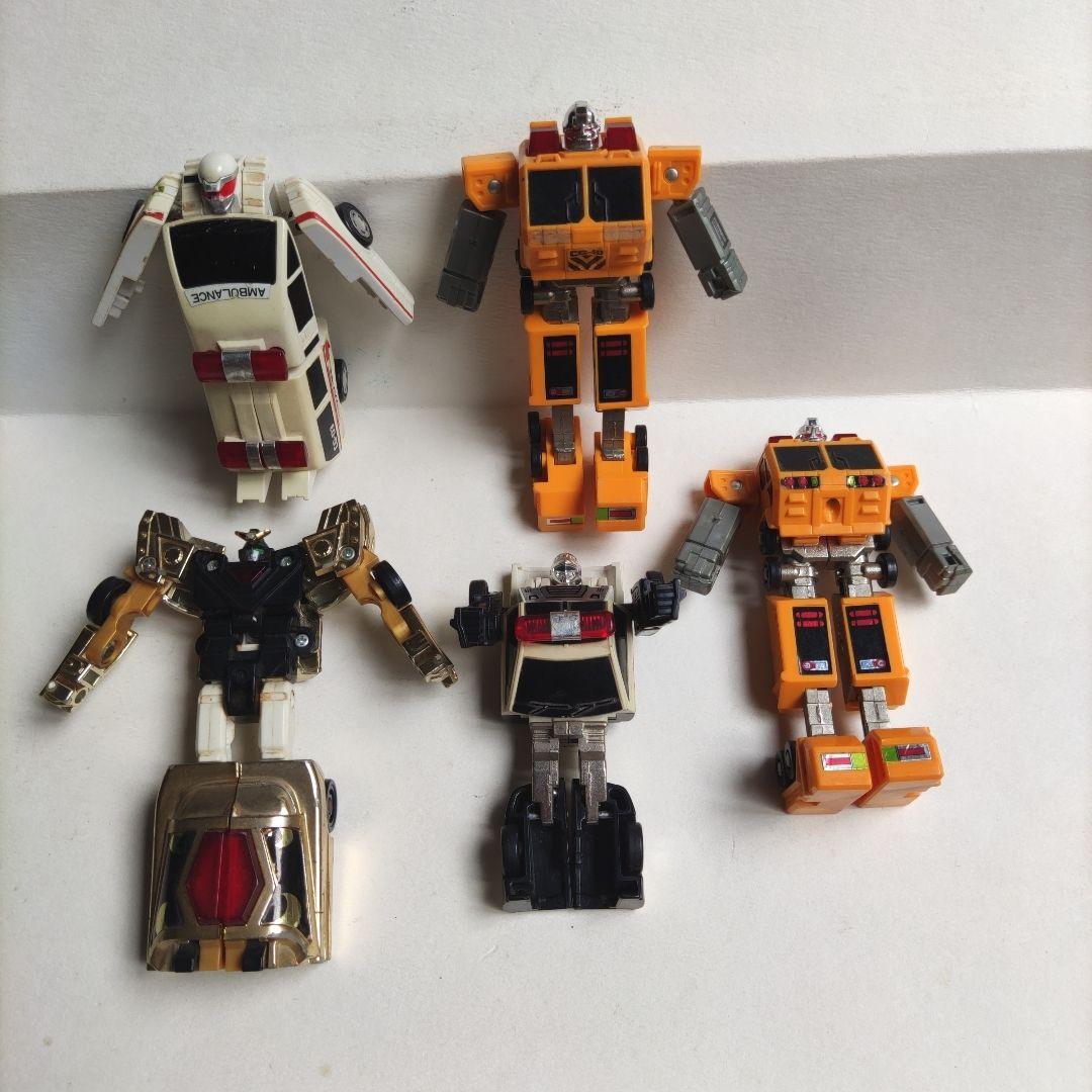 マシンロボ他変形ミニカー 5体セット