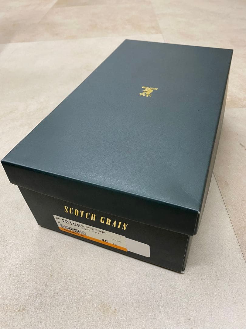 SCOTCH GRAIN ブラック ドレスシューズ 25cm