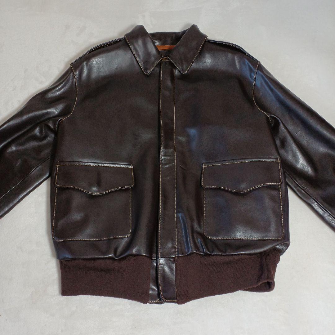 中田商店 モーガンメンフェスベル　A-2 フライトジャケット 焦茶　サイズ40