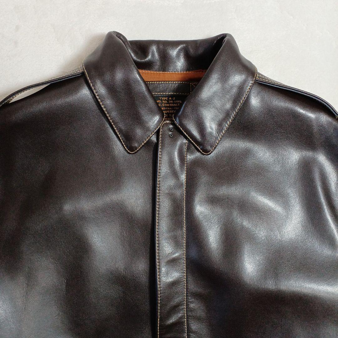 中田商店 モーガンメンフェスベル　A-2 フライトジャケット 焦茶　サイズ40