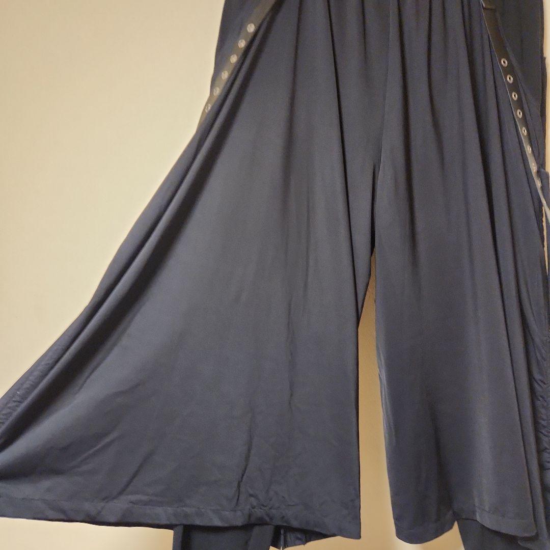 CIVARIZE/シヴァーライズサスペンダー付きスカートレイヤードワイドパンツ