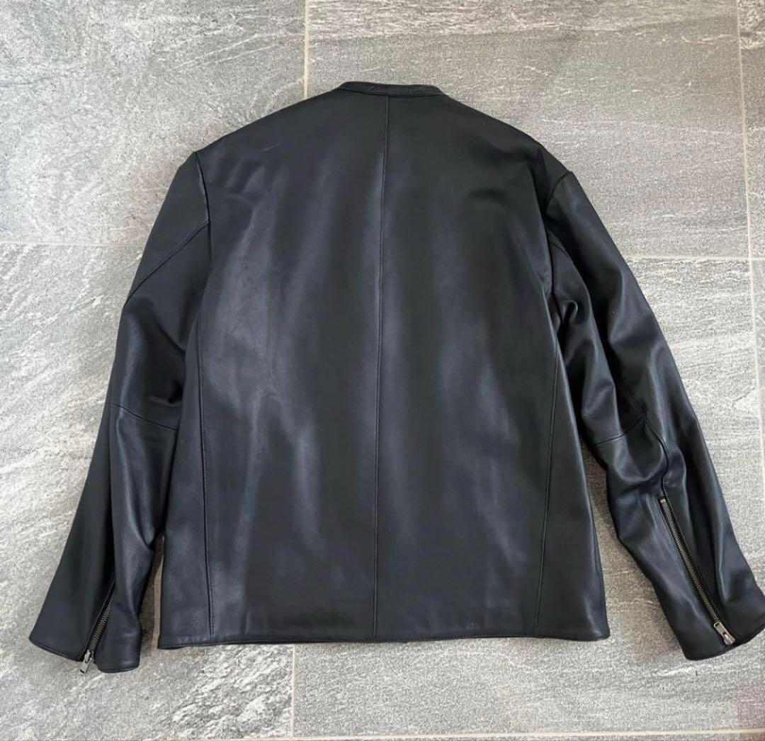 ADAM ET ROPE シープレザーライダース　ブラック