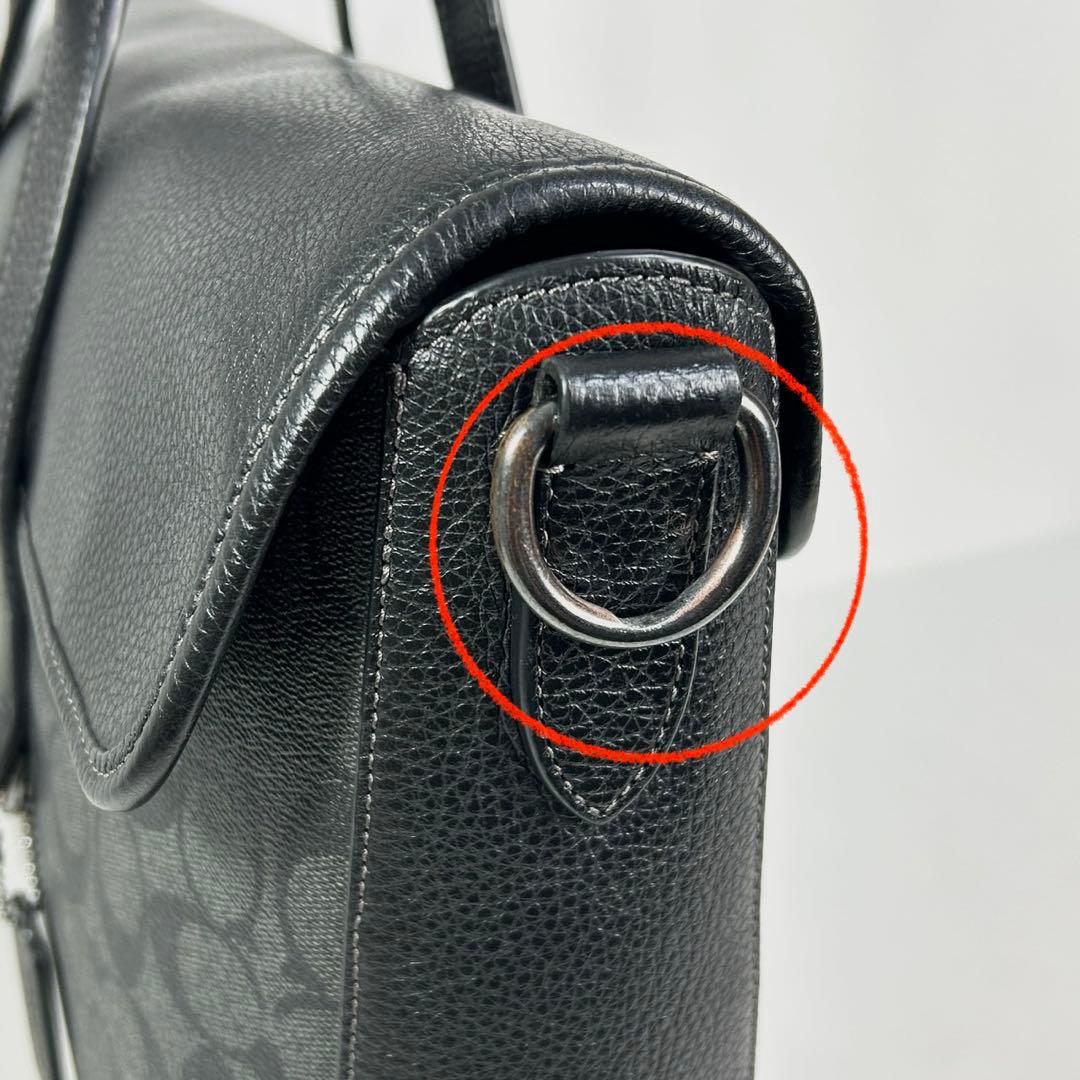 ✅【良品】定価12.1万　メンテ済み　コーチ　ビジネスバッグ　COACH レザー