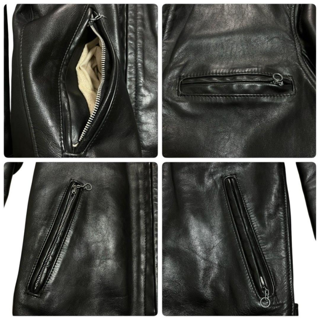 schott ショット641レザージャケット ライダース　シングルライナー付きS