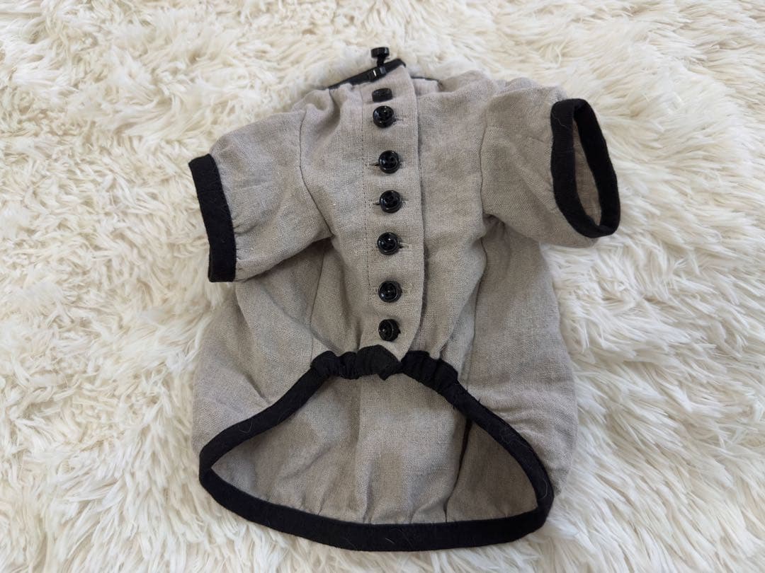 犬服 ボタン付きブラウス