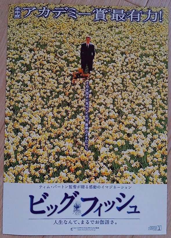 ビッグ・フィッシュ 映画フライヤー ティム・バートン ユアン・マクレガー 希少品