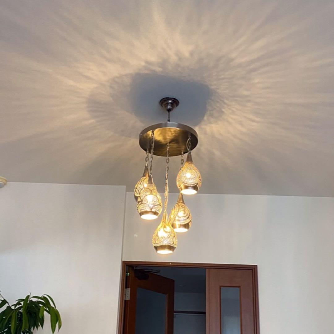 L*y様 モロッコ　メタルシェード　ペンダントライト　モロッコランプ